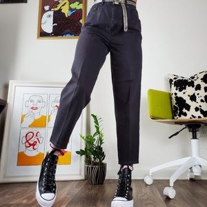 Bill blass washed black denim jeans